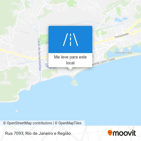 Rua 7093 mapa