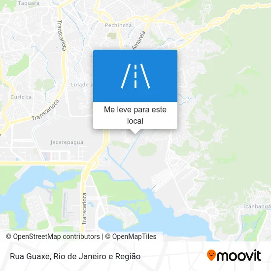 Rua Guaxe mapa
