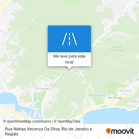 Rua Neiras Vecença Da Silva mapa