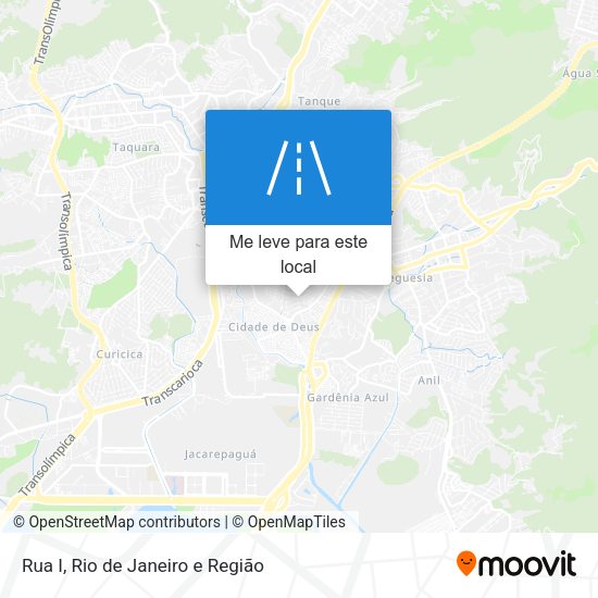 Rua I mapa