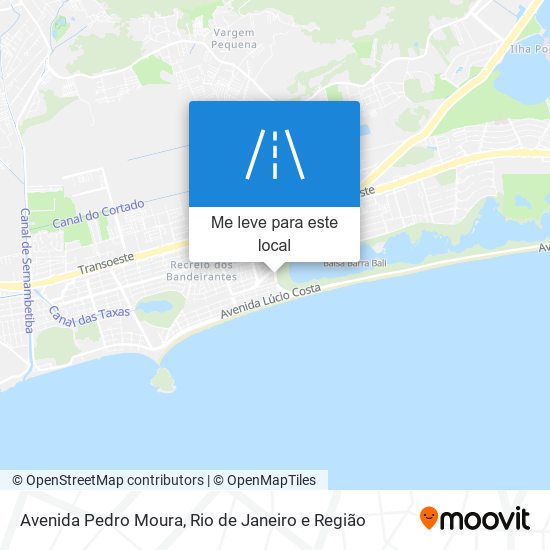 Avenida Pedro Moura mapa