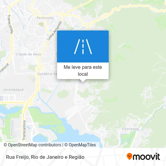 Rua Freijo mapa