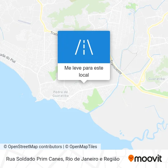 Rua Soldado Prim Canes mapa