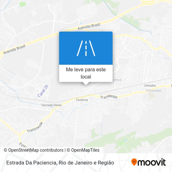 Estrada Da Paciencia mapa