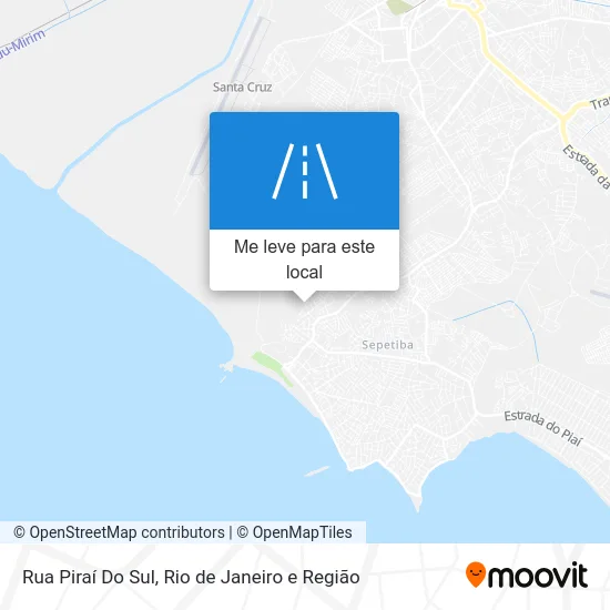 Rua Piraí Do Sul mapa
