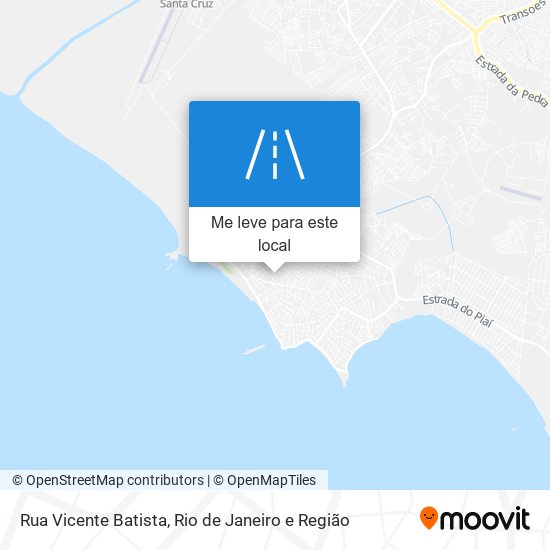 Rua Vicente Batista mapa