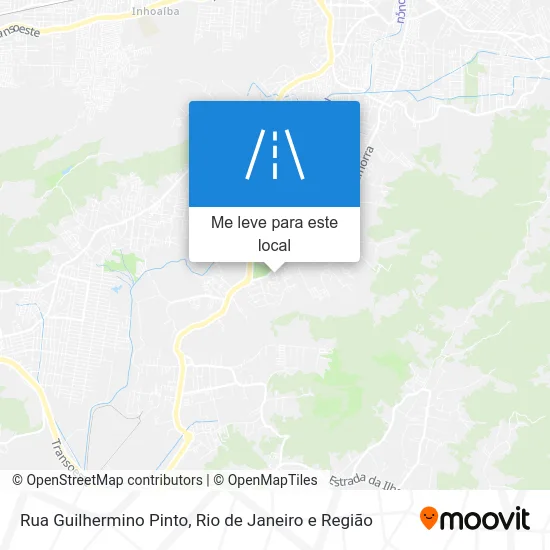 Rua Guilhermino Pinto mapa