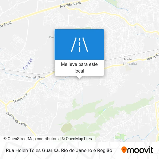 Rua Helen Teles Guarisa mapa