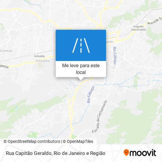 Rua Capitão Geraldo mapa