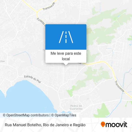 Rua Manuel Botelho mapa