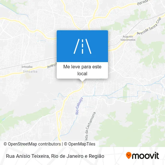 Rua Anísio Teixeira mapa