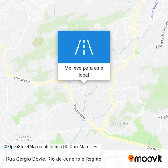 Rua Sérgio Doyle mapa
