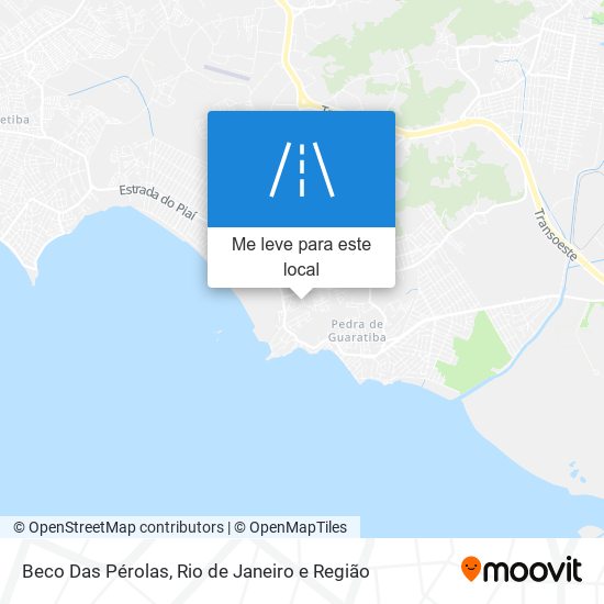 Beco Das Pérolas mapa