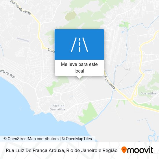 Rua Luiz De França Arouxa mapa