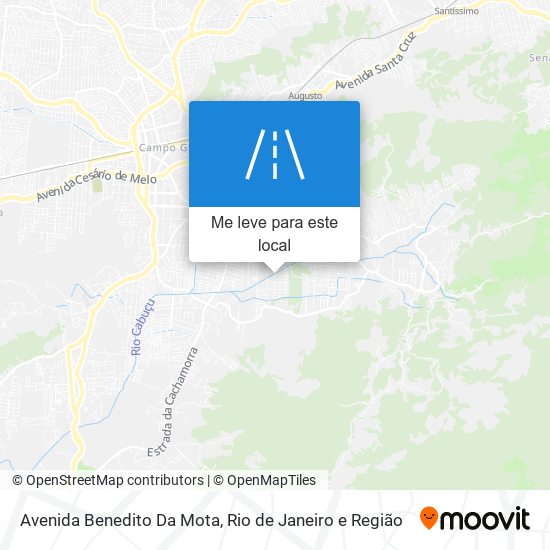 Avenida Benedito Da Mota mapa