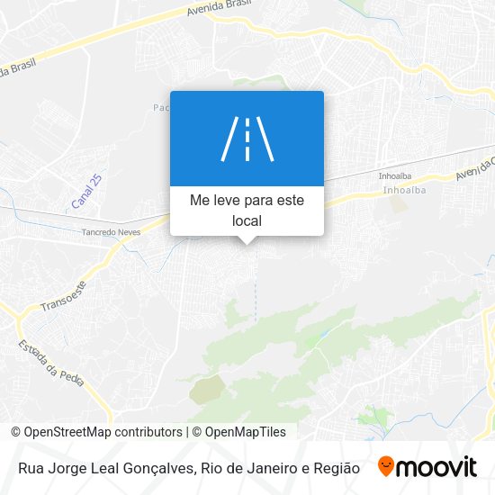 Rua Jorge Leal Gonçalves mapa