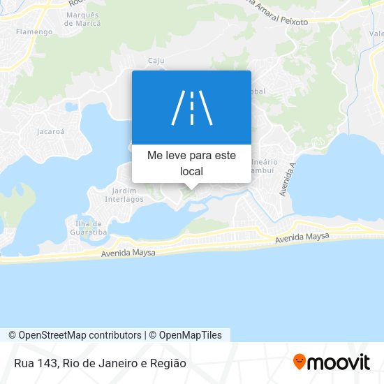 Rua 143 mapa