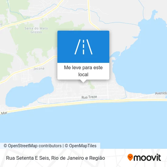 Rua Setenta E Seis mapa