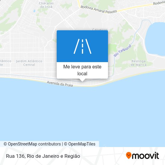 Rua 136 mapa
