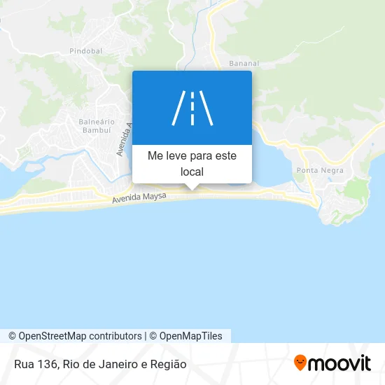 Rua 136 mapa