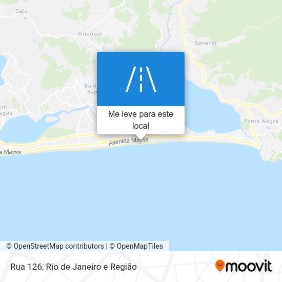 Rua 126 mapa