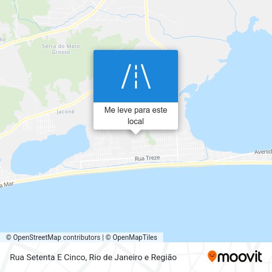 Rua Setenta E Cinco mapa