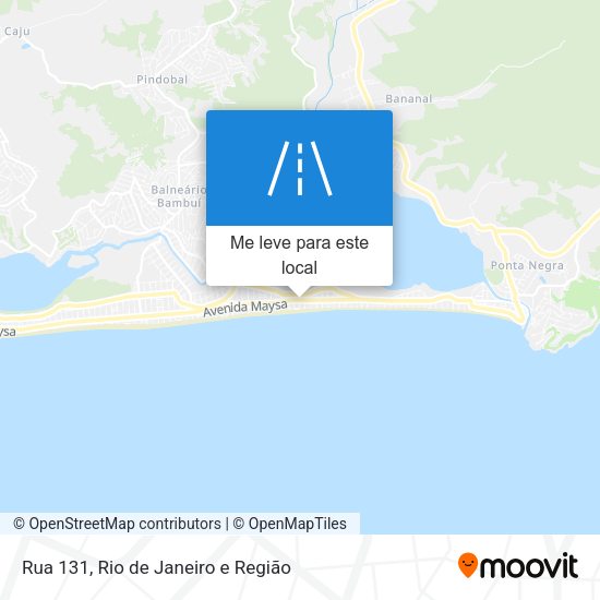 Rua 131 mapa