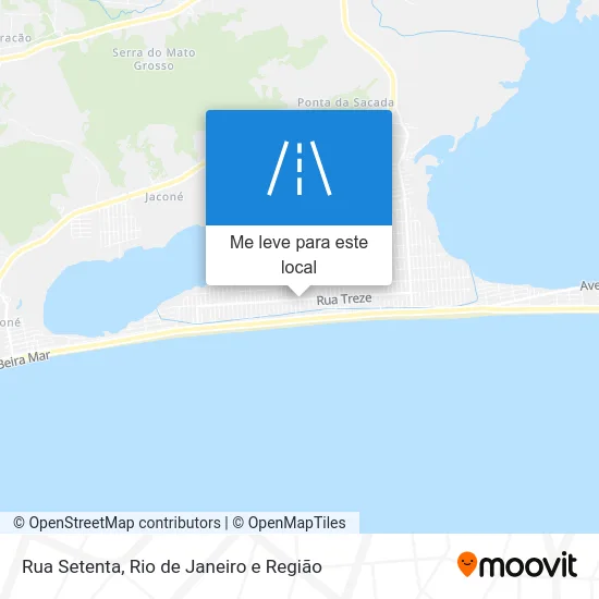 Rua Setenta mapa