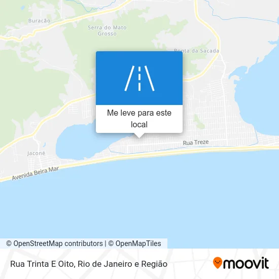 Rua Trinta E Oito mapa