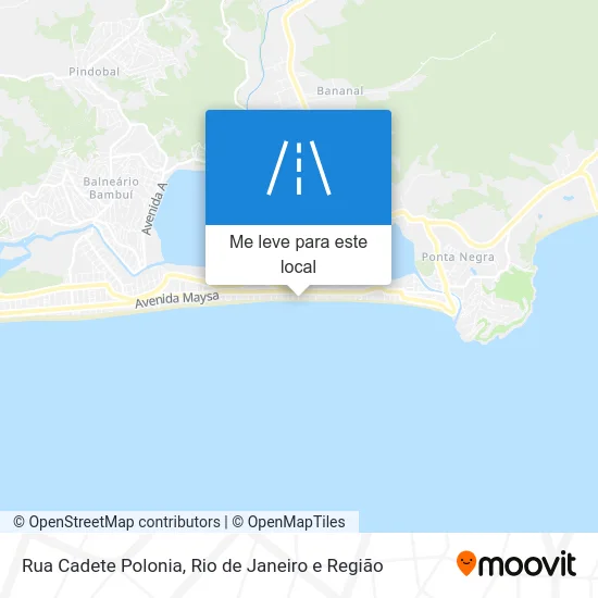 Rua Cadete Polonia mapa