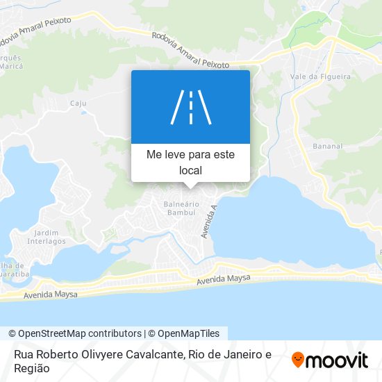 Rua Roberto Olivyere Cavalcante mapa