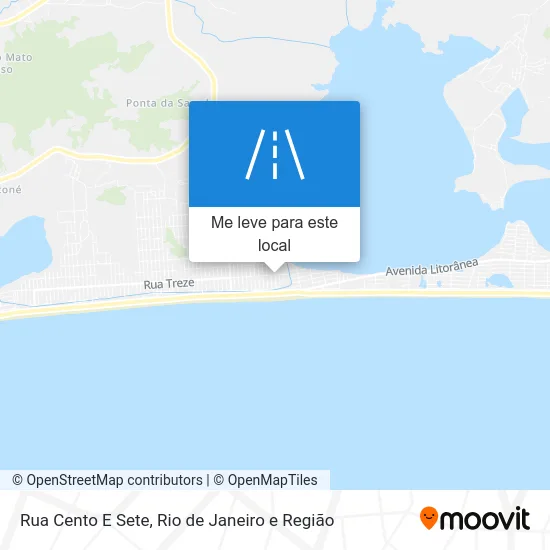 Rua Cento E Sete mapa