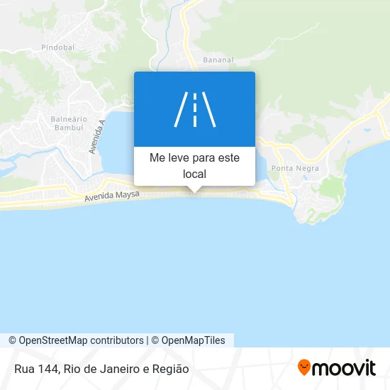Rua 144 mapa