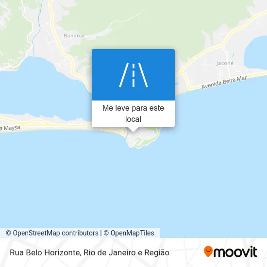 Rua Belo Horizonte mapa