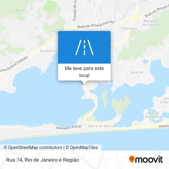 Rua 74 mapa