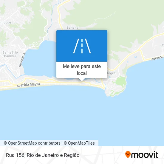 Rua 156 mapa