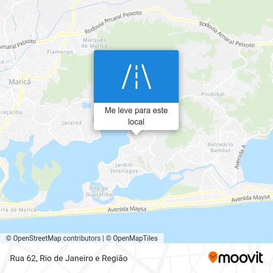 Rua 62 mapa