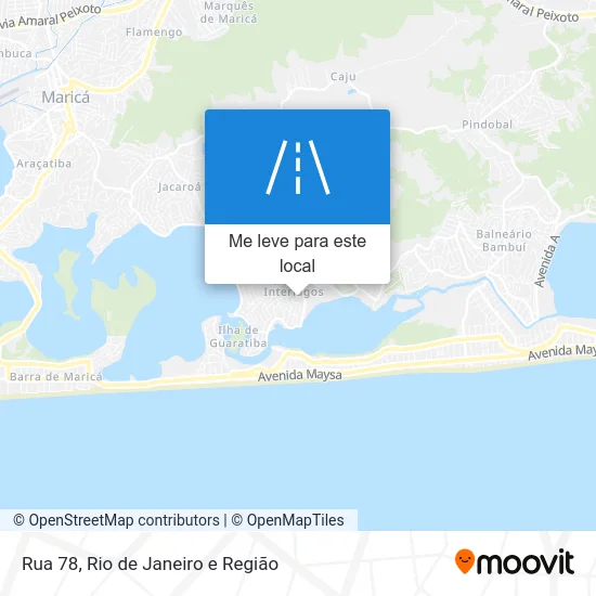 Rua 78 mapa