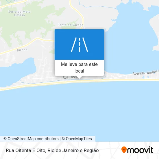 Rua Oitenta E Oito mapa