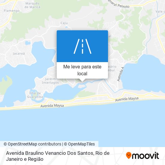 Avenida Braulino Venancio Dos Santos mapa