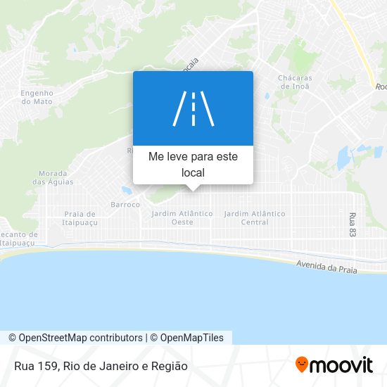 Rua 159 mapa
