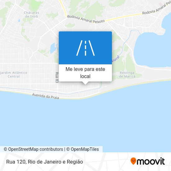 Rua 120 mapa