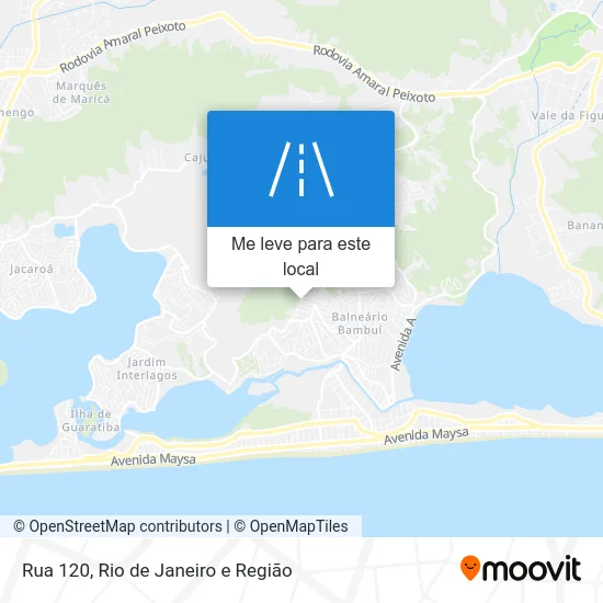 Rua 120 mapa