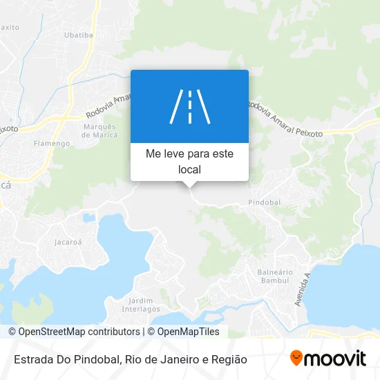 Estrada Do Pindobal mapa