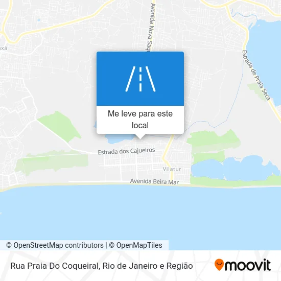 Rua Praia Do Coqueiral mapa