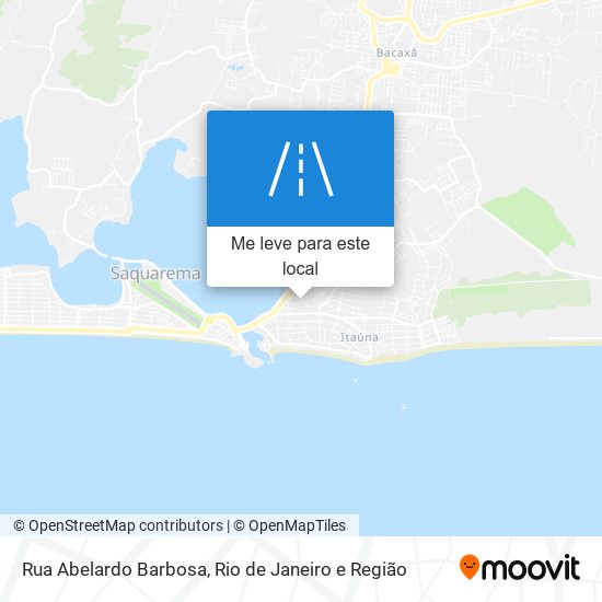 Rua Abelardo Barbosa mapa