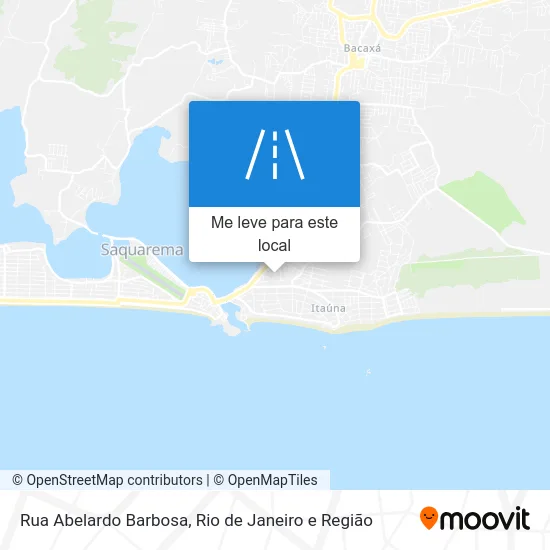 Rua Abelardo Barbosa mapa