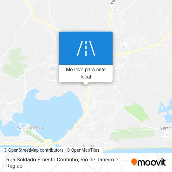 Rua Soldado Ernesto Coutinho mapa