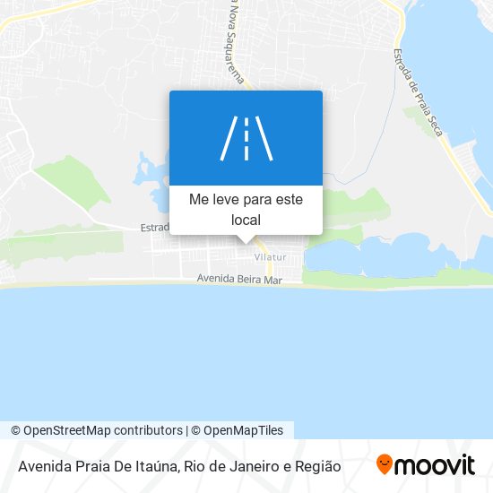 Avenida Praia De Itaúna mapa