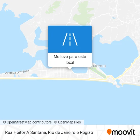 Rua Heitor A Santana mapa